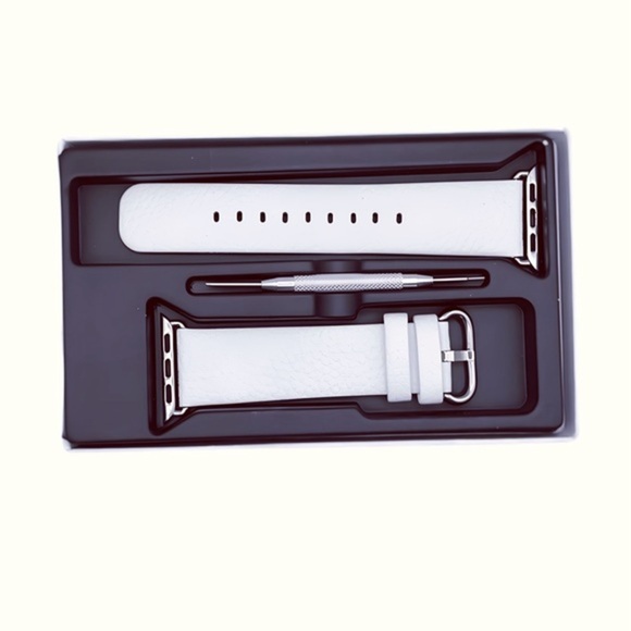 Elevate Your Style:‎ Fullmosa Leather Band for iWatch SE2/SE/8-1, 38-41mm - Picture 2 of 5